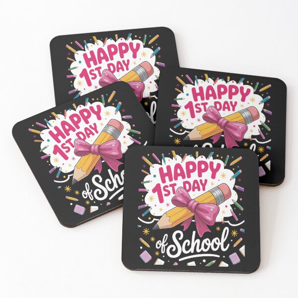 Item preview, Happy First Day Of School Teacher Pencil Bow Back To School designed and sold by Catharsiscath.