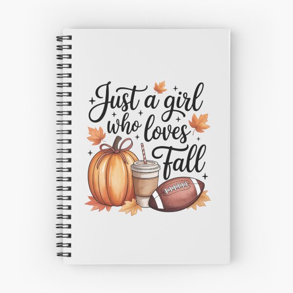 Item preview, Just A Girl Who Loves Fall Pumpkin Football Cozy Autumn designed and sold by Voidbinder.