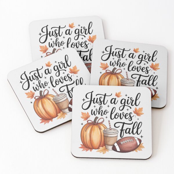 Item preview, Just A Girl Who Loves Fall Pumpkin Football Cozy Autumn designed and sold by Voidbinder.
