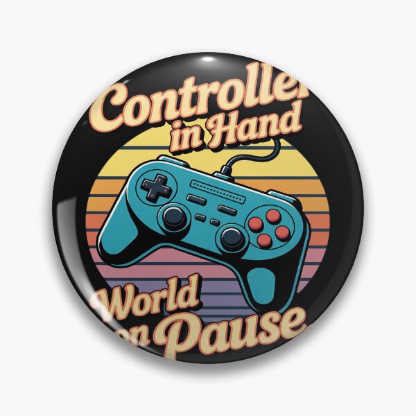 Item preview, Controller in Hand, World on Pause designed and sold by LegendsArt75.
