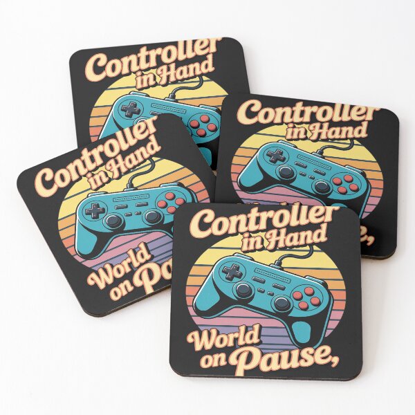 Item preview, Controller in Hand, World on Pause designed and sold by LegendsArt75.