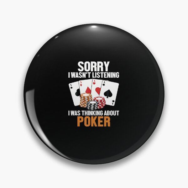 Item preview, Was Thinking About Poker Texas Holdem Poker Hands Poker designed and sold by TerriMichelle.