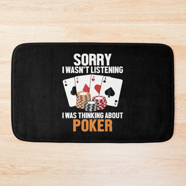 Item preview, Was Thinking About Poker Texas Holdem Poker Hands Poker designed and sold by TerriMichelle.