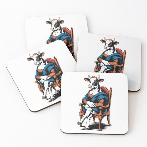 Item preview, Famous Paintings with Cows - Moona Lisa designed and sold by Museum Of Non-Existing Art.