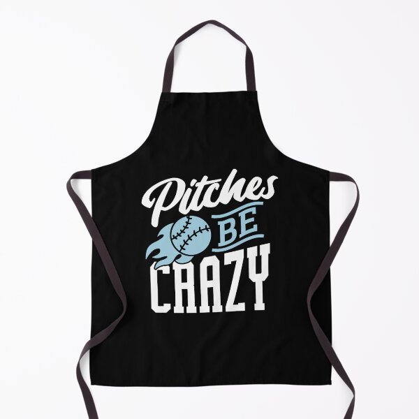 Item preview, Pitches Be Crazy Funny Meme Baseball Softball Player designed and sold by JuanitaJulia.