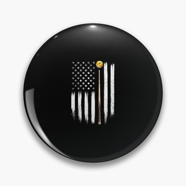 Item preview, Billiard Us Flag - 8 Ball Billiard Game Pool Player designed and sold by JuanitaJulia.