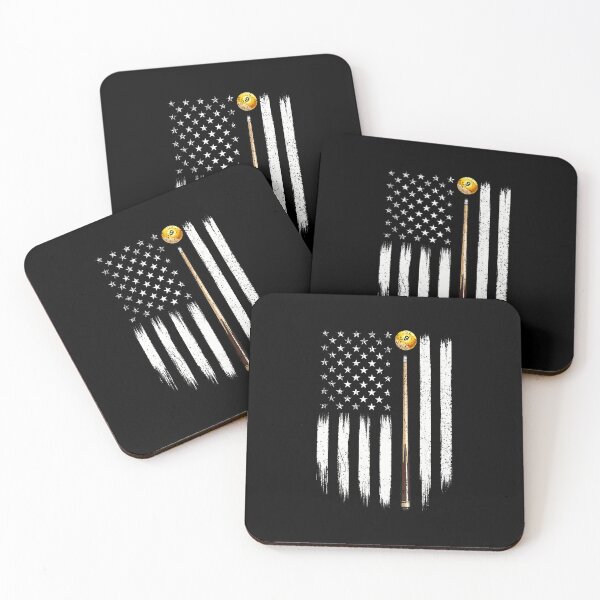 Item preview, Billiard Us Flag - 8 Ball Billiard Game Pool Player designed and sold by JuanitaJulia.
