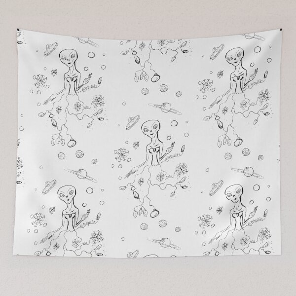 Item preview, Festive Alien by ElitebyElise designed and sold by ElitebyElise.