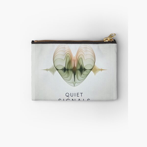 Item preview, ASMR Heart Wave Design with Quiet Signals and Soft Audio Vibes designed and sold by SplashTastic.