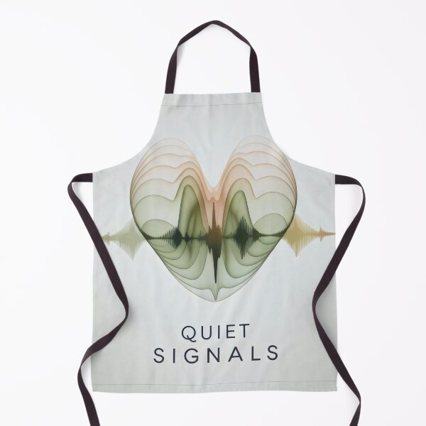Item preview, ASMR Heart Wave Design with Quiet Signals and Soft Audio Vibes designed and sold by SplashTastic.