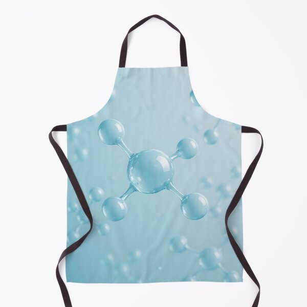 Item preview, Light Blue Glass Molecule – Modern Chemistry Structure designed and sold by EmeraldeaArt.