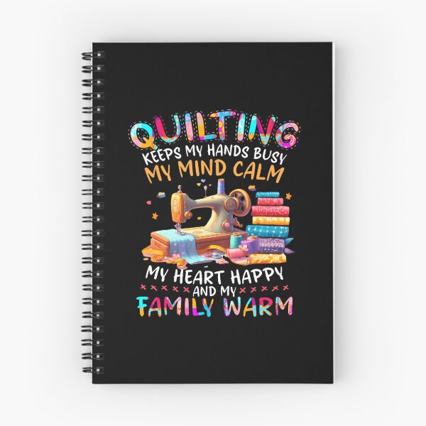 Item preview, Quilting Keeps My Hands Busy My Mind Calm My Heart designed and sold by KristenSophie.