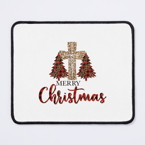 Item preview, Merry Christmas Cross Leopard Pattern Winter Blessing designed and sold by Han1986.