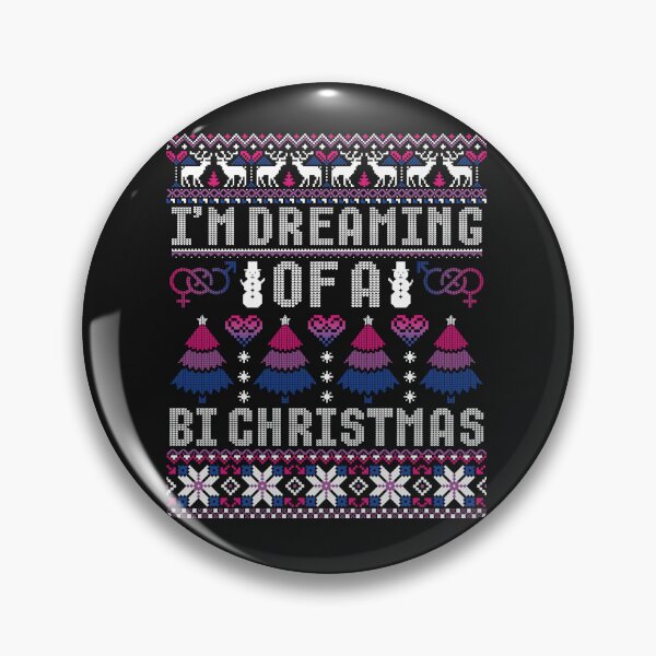 Item preview, Dreaming Of A Bi Christmas Funny Ugly Sweater Pattern designed and sold by Han1986.
