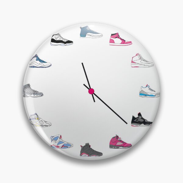 Item preview, Sneaker Collection Clock Graphic By Merch, Limited Edition, Perfect Gift For You And Friends designed and sold by Michael Underwood.