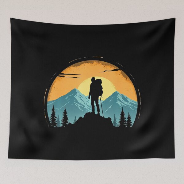 Item preview, Adventure Nature Camping Mountain Hiking Lovers designed and sold by ChelseaEula.