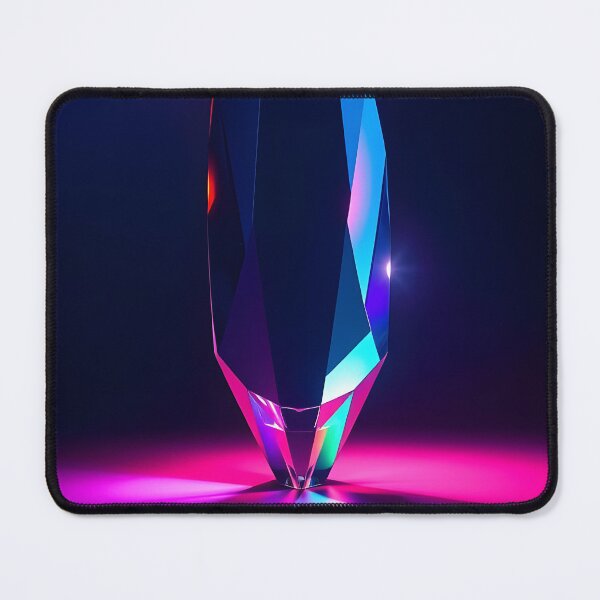 Item preview, Vibrant Standing Crystal – Blue Purple Pink Gemstone Glow designed and sold by EmeraldeaArt.