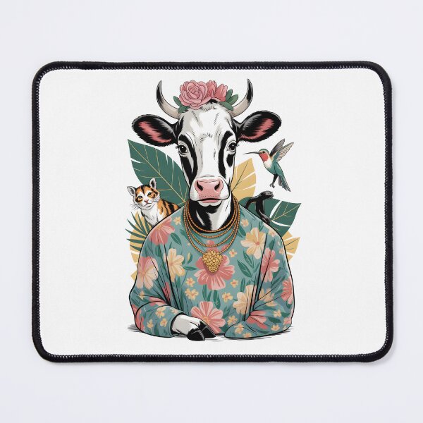 Item preview, Famous Paintings with Cows - Frieda Cowlo Self Portrait designed and sold by Museum Of Non-Existing Art.