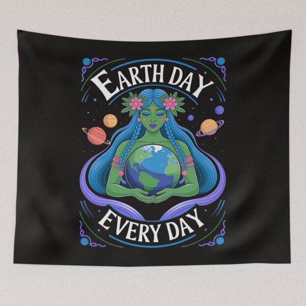 Item preview, Earth Day Every Day Hippie Nature Gaia Greek Goddess Pagan designed and sold by LianaGleason9.