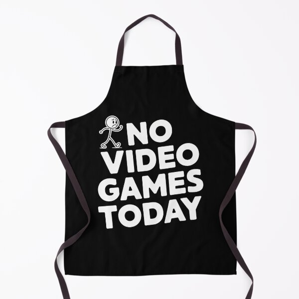 Item preview, No Video Games Today Funny Sad Gamer Stick Man designed and sold by ElaineEsther.