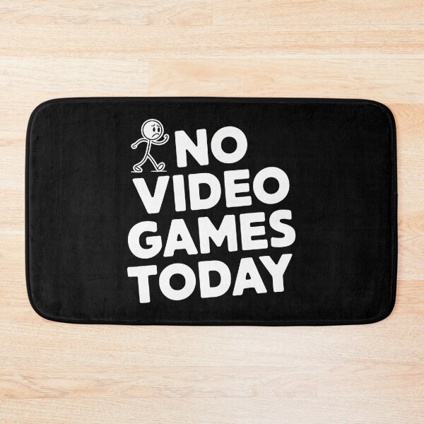 Item preview, No Video Games Today Funny Sad Gamer Stick Man designed and sold by ElaineEsther.