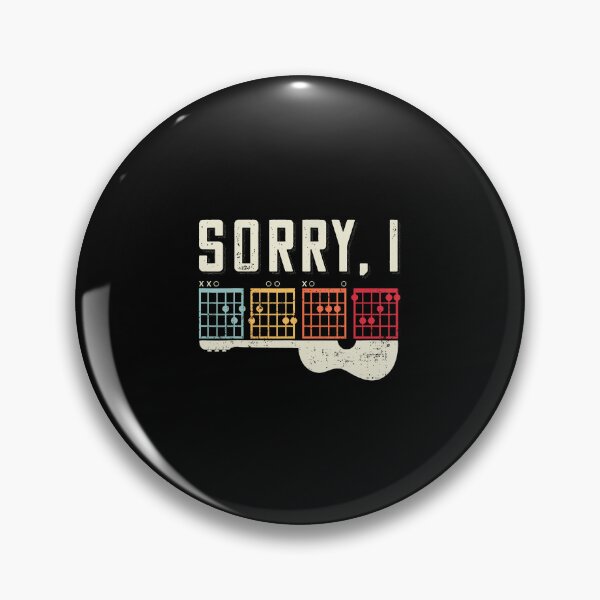Item preview, Funny Guitar Lovers Hidden Message Sorry I Dgaf Guitar designed and sold by JanetCarolyn.