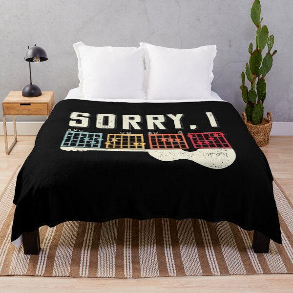 Item preview, Funny Guitar Lovers Hidden Message Sorry I Dgaf Guitar designed and sold by JanetCarolyn.