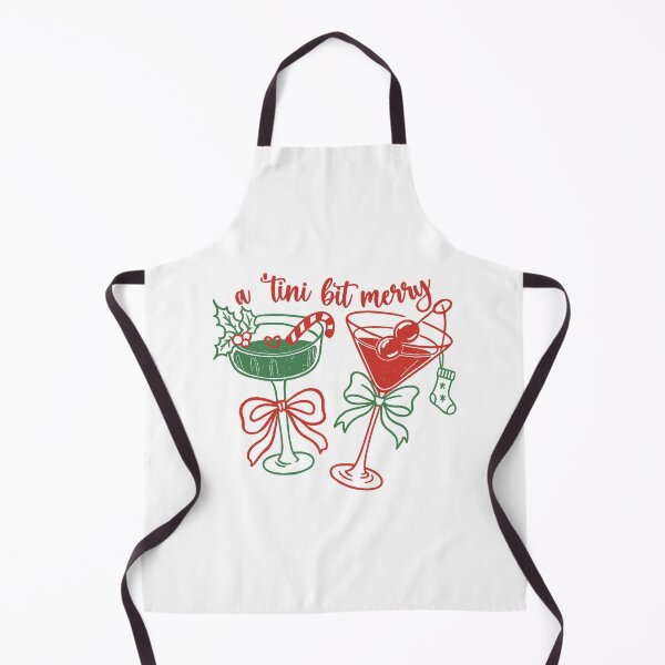 Item preview, Tiny Bit Merry Cocktail Holiday Cheer Festive Drinks designed and sold by ImeldaSparks.