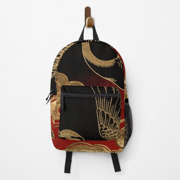 Item preview, Majestic Golden Crane Flight over Crimson Clouds designed and sold by zzz888.