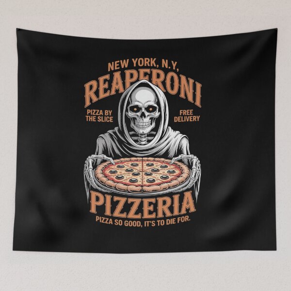 Item preview, Reaperoni Pizzeria Pizza So Good It's To Die  designed and sold by TiredPack.