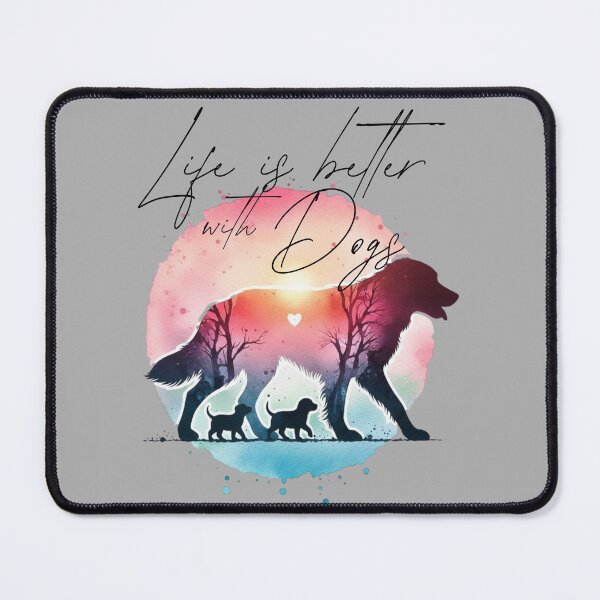 Item preview, Life is Better With Dogs designed and sold by SamsonSigns.