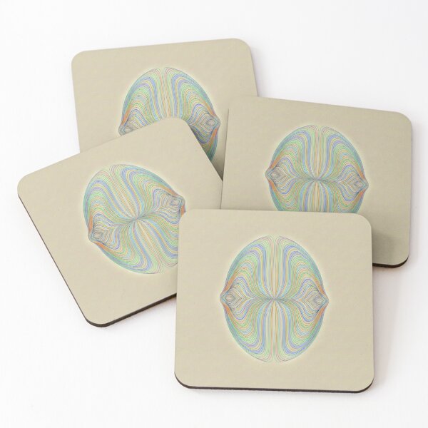 Item preview, ASMR-Inspired Symmetrical Flow Design with Pastel Contours and Soft Geometric Harmony designed and sold by SplashTastic.