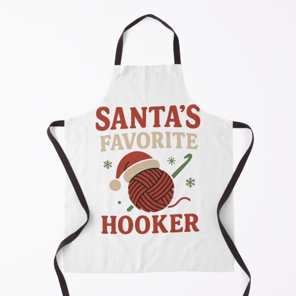 Item preview, Santa’s Favorite Hooker Crochet Funny Christmas Statement designed and sold by ImeldaSparks.