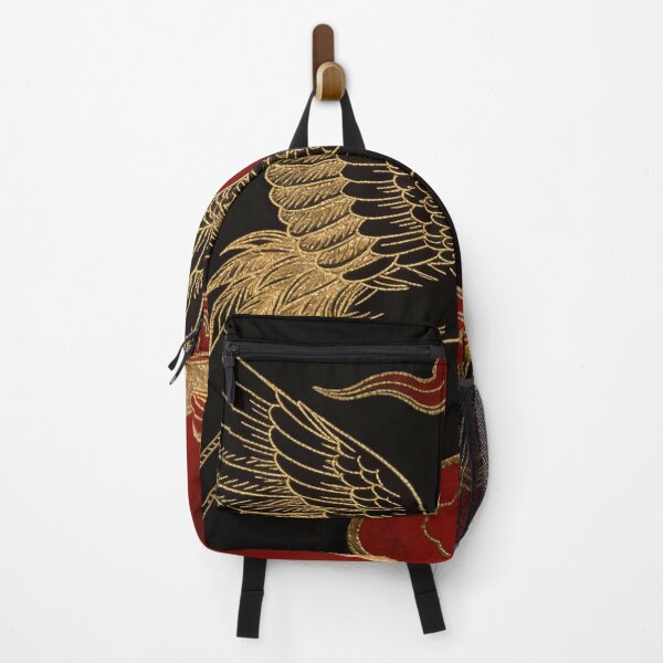 Item preview, Majestic Golden Crane Ascent in Crimson Mist designed and sold by zzz888.