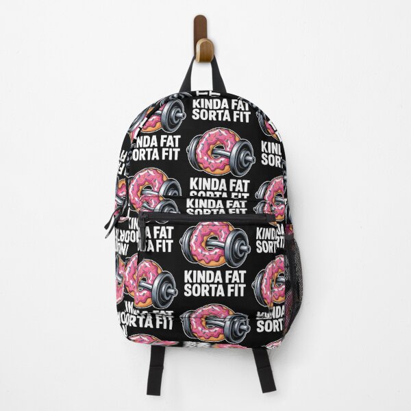 Item preview, Kinda Fat Sorta Fit Donut Gym Motivation Fitness Cheat Meal designed and sold by ChelseaEula.