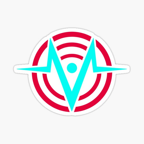 Hazbin Hotel Voxtek Logo Sticker