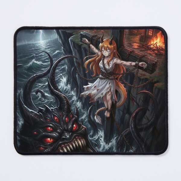 Item preview, The Dragon Maid's Sea Sacrifice designed and sold by DomeGeekArt.