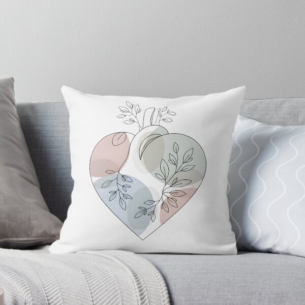 Item preview, Botaniczne Serce Line Art | Organiczne Minimalistyczne Serca | Pastelowa Miłość i Natura | Zdrowe Serce designed and sold by Artadria.