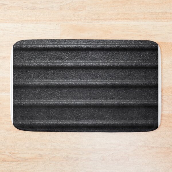 Item preview, Black Brushed Metal Surface with Horizontal Lines – Dark Industrial Texture designed and sold by EmeraldeaArt.