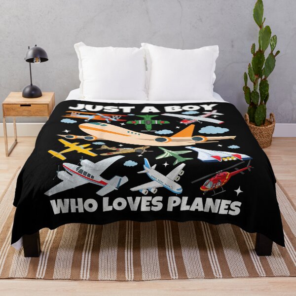 Item preview, Funny Just A Boy Who Loves Planes Airplane Aircraft Lovers designed and sold by ChelseaEula.