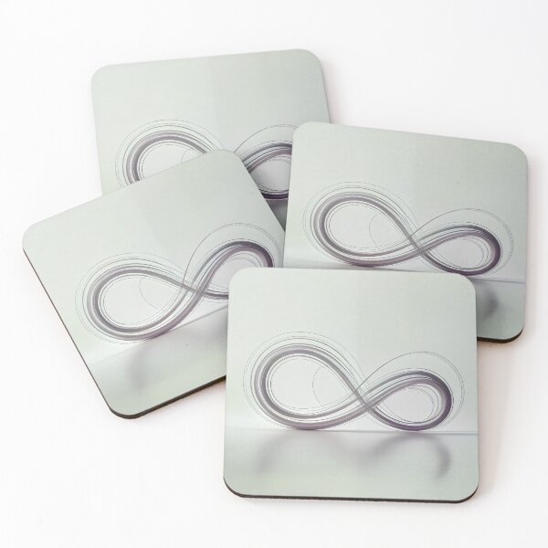 Item preview, ASMR Infinity Loop Design with Translucent Purple Lines and Soft Flow Motion designed and sold by SplashTastic.