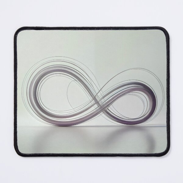 Item preview, ASMR Infinity Loop Design with Translucent Purple Lines and Soft Flow Motion designed and sold by SplashTastic.