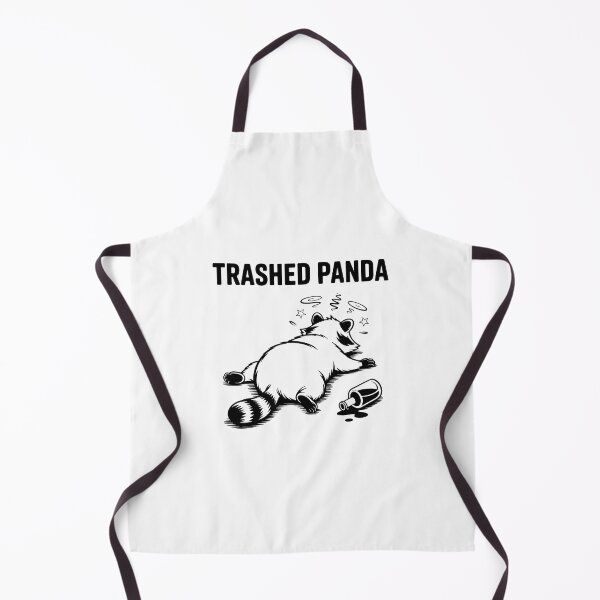 Item preview, Trashed Panda Funny Raccoon Drinking Comedy Scene designed and sold by khdmalakarak.