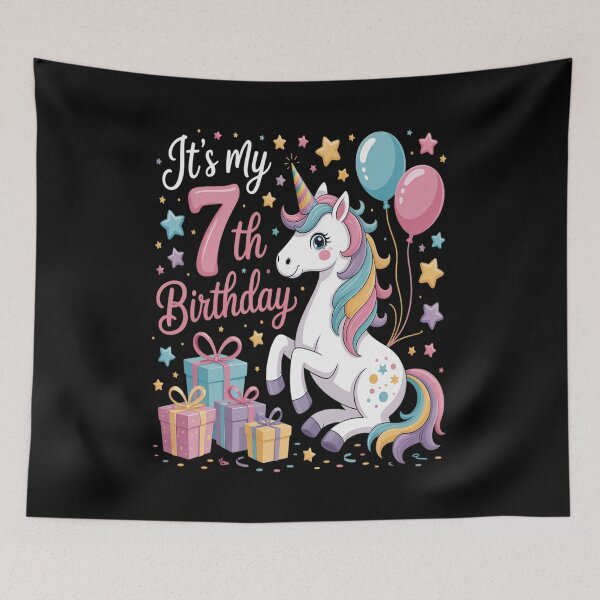 Item preview, It's My 7th Birthday - 7th Birthday designed and sold by KonopikaaArt.
