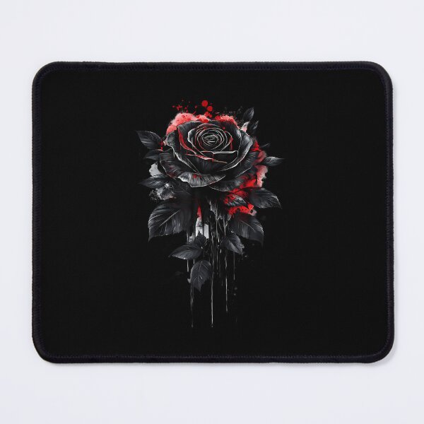 Item preview, Black Rose Flower Botanist Garden Flower Rose designed and sold by LorraineRita.
