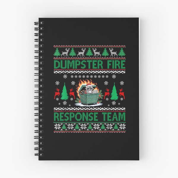 Item preview, Dumpster Fire Response Team Funny Ugly Sweater Scene designed and sold by khdmalakarak.