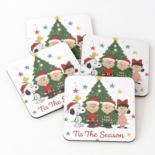 Item preview, Vintage Snoopy Christmas Tis The Season designed and sold by erlyJohary.