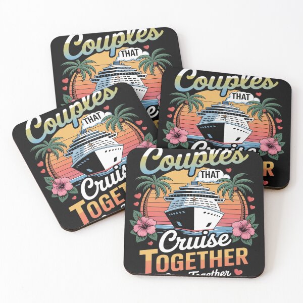 Item preview, Couples That Cruise Together Romantic Ocean Travel designed and sold by LegendsArt75.