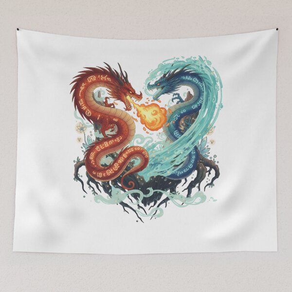 Item preview, Fire and Ice Dragon designed and sold by FGworks.