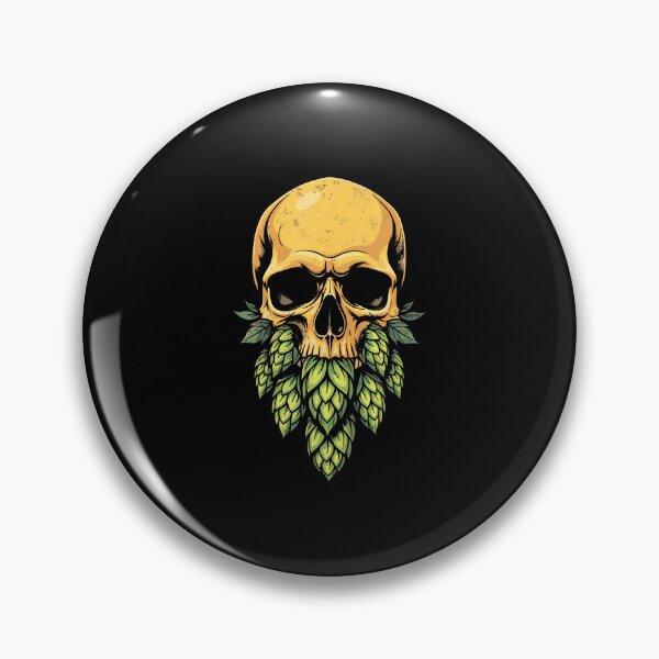 Item preview, Hop Bearded Skull Brewer Funny Craft Beer Drinking Ipa Lover designed and sold by LavetaCatherine.